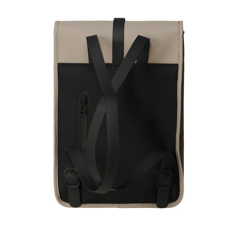 Rucksack Backpack Mini Taupe, Farbe: taupe/khaki, Marke: Rains, EAN: 5711747469603, Abmessungen in cm: 27x39x8, Bild 2 von 5