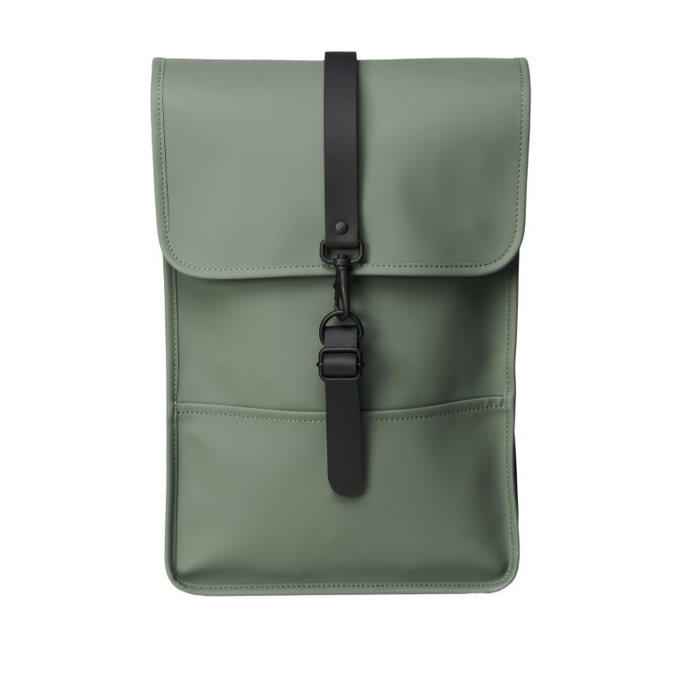 Rucksack Backpack Mini Olive, Farbe: grün/oliv, Marke: Rains, EAN: 5711747469610, Abmessungen in cm: 27x39x8, Bild 1 von 5