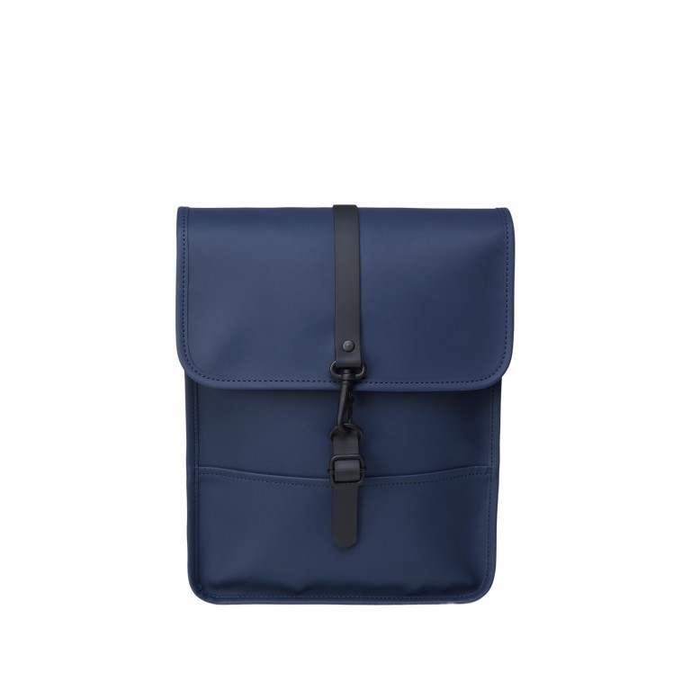 Rucksack Backpack Micro Blue, Farbe: blau/petrol, Marke: Rains, EAN: 5711747472306, Abmessungen in cm: 27x33x7, Bild 1 von 5