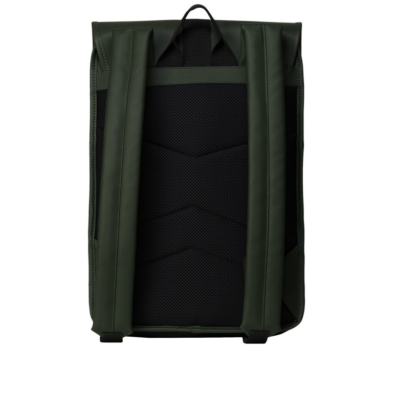 Rucksack Buckle Backpack Mini Green, Farbe: grün/oliv, Marke: Rains, EAN: 5711747472344, Abmessungen in cm: 29x42x8, Bild 2 von 5