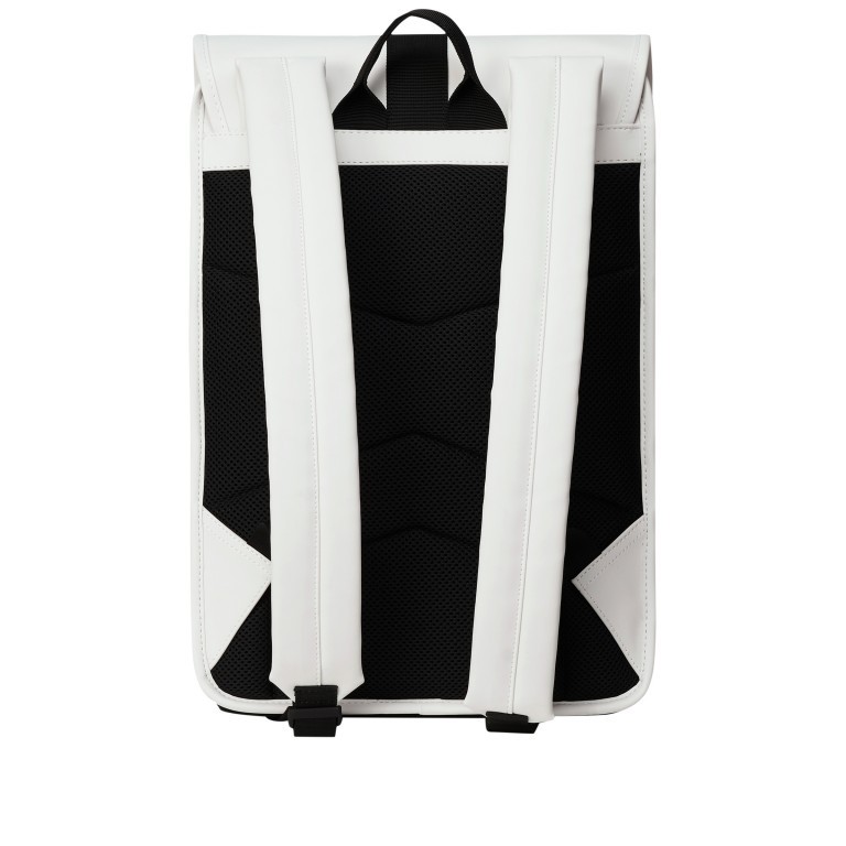 Rucksack Buckle Backpack Mini Off White, Farbe: weiß, Marke: Rains, EAN: 5711747472368, Abmessungen in cm: 29x42x8, Bild 2 von 5