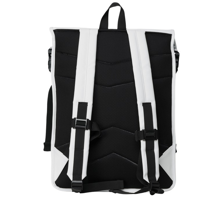 Rucksack Buckle Rolltop Off White, Farbe: weiß, Marke: Rains, EAN: 5711747472443, Abmessungen in cm: 34x47x12, Bild 2 von 5