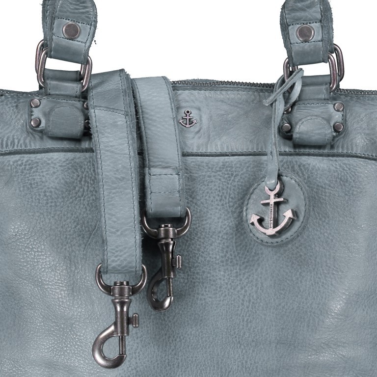 Shopper Anchor-Love Bianca B3.5938 New Denim, Farbe: blau/petrol, Marke: Harbour 2nd, EAN: 4046478051928, Abmessungen in cm: 36x27x12.5, Bild 8 von 8