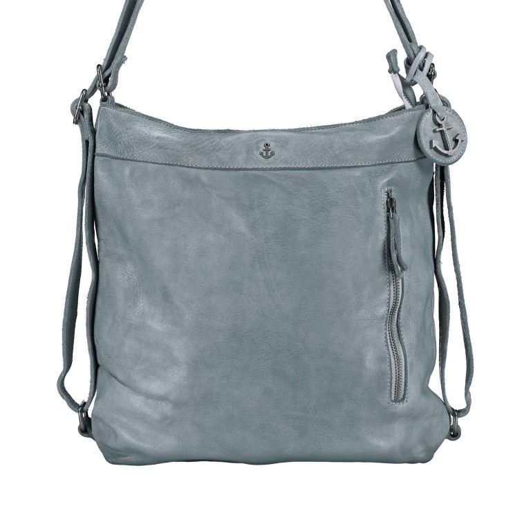 Beuteltasche / Rucksack Anchor-Love Nora B3.9964 New Denim, Farbe: blau/petrol, Marke: Harbour 2nd, EAN: 4046478052086, Abmessungen in cm: 26.5x31x8, Bild 1 von 7