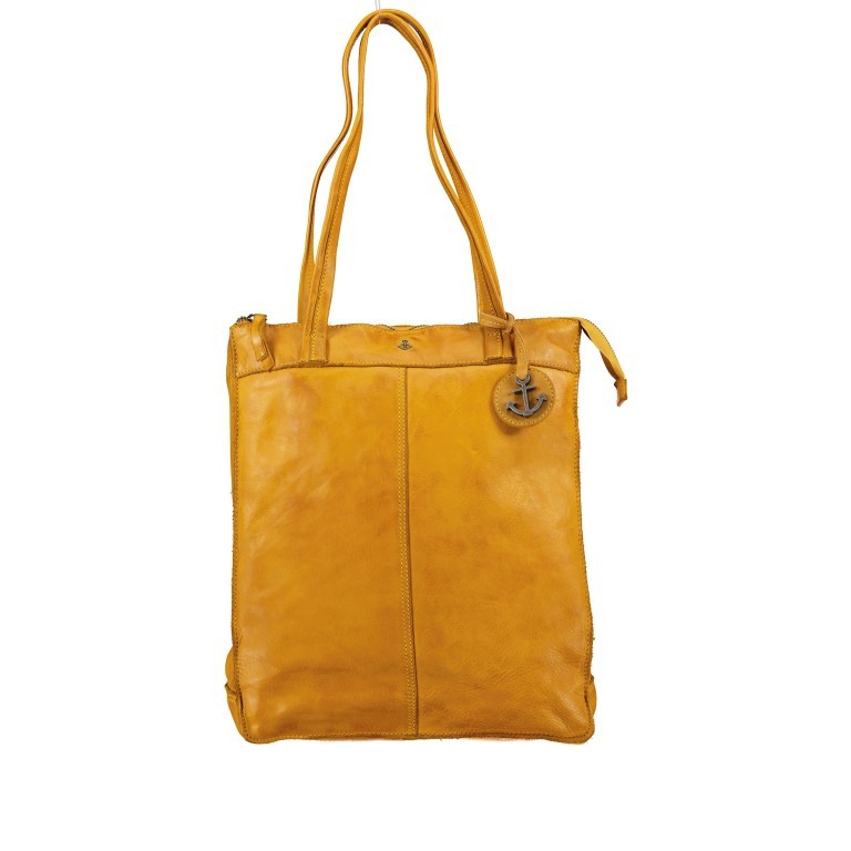 Rucksack / Shopper Anchor-Love Franka AL.10492 Oriental Mustard, Farbe: gelb, Marke: Harbour 2nd, EAN: 4046478052215, Abmessungen in cm: 30x36x10, Bild 1 von 7