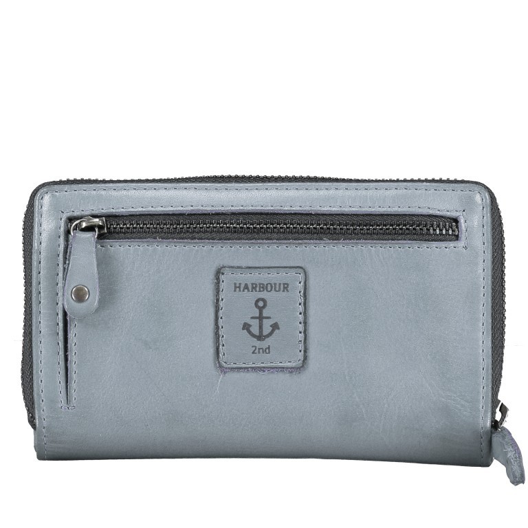 Geldbörse Anchor-Love Linn B3.0646 New Denim, Farbe: blau/petrol, Marke: Harbour 2nd, EAN: 4046478052321, Abmessungen in cm: 16x10x3, Bild 2 von 4