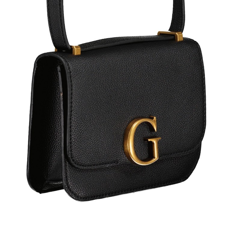 Umhängetasche Corily Black, Farbe: schwarz, Marke: Guess, EAN: 0190231457244, Abmessungen in cm: 18x14.5x6, Bild 2 von 7