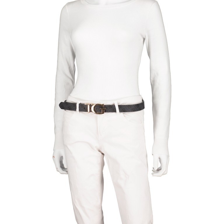 Gürtel Mika Wendemöglichkeit Bundweite 95 CM Coal, Farbe: schwarz, Marke: Guess, EAN: 7618483254099, Bild 2 von 3