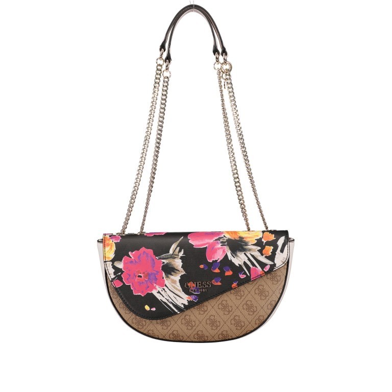 Umhängetasche Logo Vision Floral Multi, Farbe: bunt, Marke: Guess, EAN: 0190231447016, Abmessungen in cm: 27.5x17x6, Bild 1 von 8