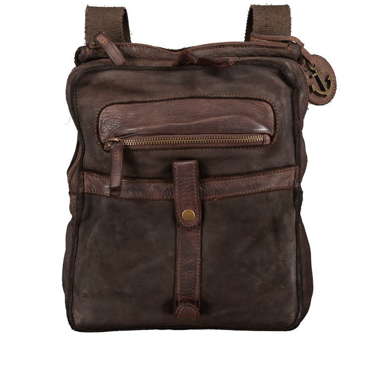 Umhängetasche Cool-Casual Finn B3.0172 Chocolate Brown, Farbe: braun, Marke: Harbour 2nd, EAN: 4046478047655, Abmessungen in cm: 23.5x29x6.5, Bild 1 von 9