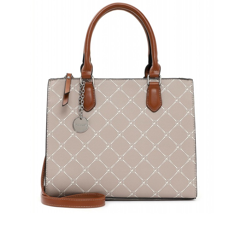 Shopper Anastasia Taupe, Farbe: taupe/khaki, Marke: Tamaris, EAN: 4063512031777, Abmessungen in cm: 29.5x22.5x14, Bild 1 von 5