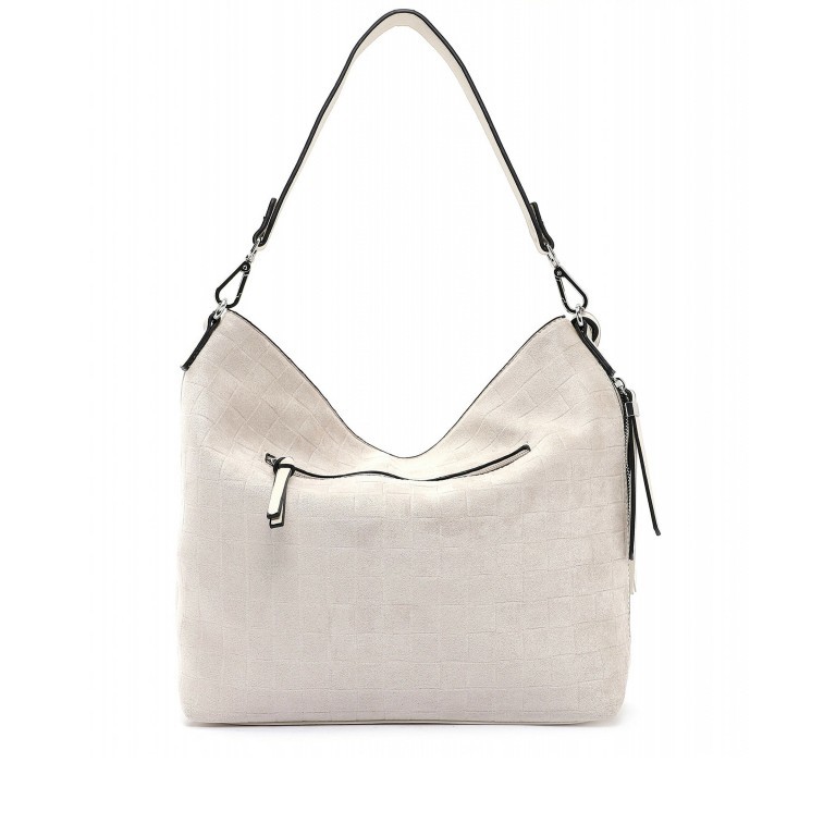 Beuteltasche Chiara Ecru, Farbe: beige, Marke: Tamaris, EAN: 4063512028142, Abmessungen in cm: 38x31x11, Bild 3 von 5