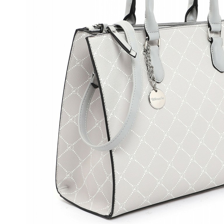 Shopper Anastasia Light Grey, Farbe: grau, Marke: Tamaris, EAN: 4063512025165, Abmessungen in cm: 35x26x17, Bild 5 von 5