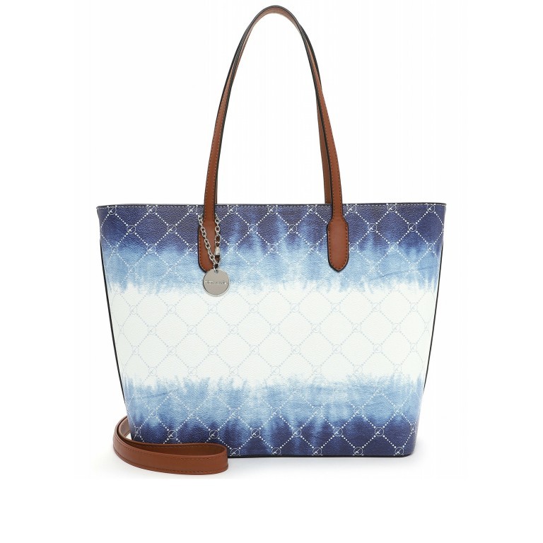 Shopper Anastasia Batic White Blue, Farbe: blau/petrol, Marke: Tamaris, EAN: 4063512025370, Abmessungen in cm: 31x29x13, Bild 1 von 5