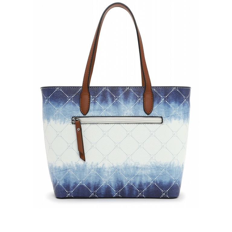 Shopper Anastasia Batic White Blue, Farbe: blau/petrol, Marke: Tamaris, EAN: 4063512025370, Abmessungen in cm: 31x29x13, Bild 3 von 5