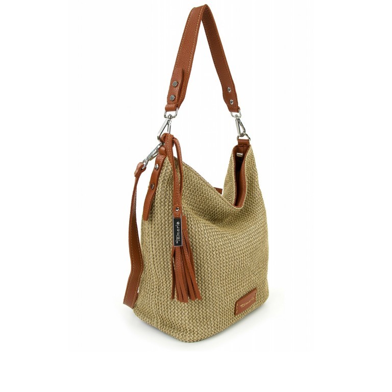 Beuteltasche Claudia Khaki, Farbe: taupe/khaki, Marke: Tamaris, EAN: 4063512027701, Abmessungen in cm: 32x28x17, Bild 2 von 5