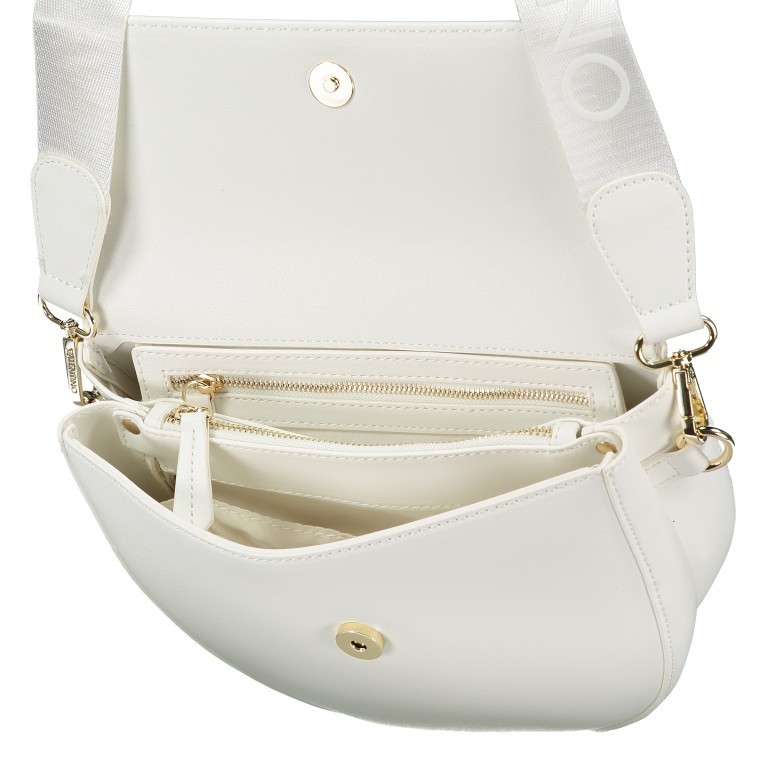 Umhängetasche Bigs Bianco, Farbe: weiß, Marke: Valentino Bags, EAN: 8058043053790, Abmessungen in cm: 25x17.5x8, Bild 6 von 6