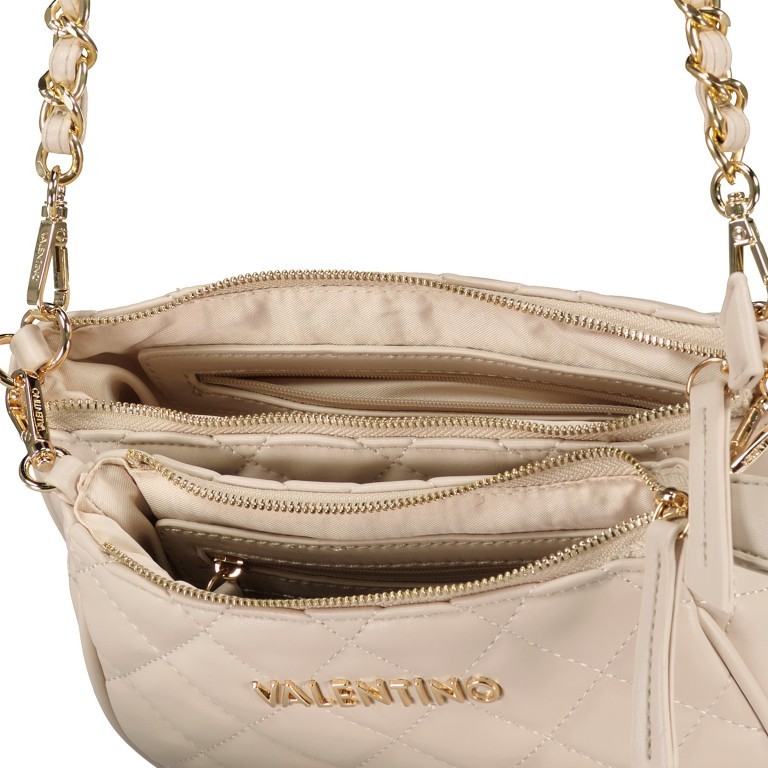 Umhängetasche Ocarina Ecru, Farbe: beige, Marke: Valentino Bags, EAN: 8058043332284, Abmessungen in cm: 24.5x14.5x5, Bild 9 von 13