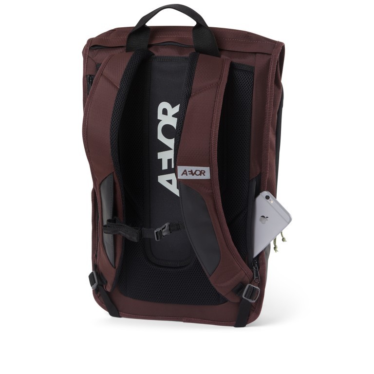 Rucksack Daypack Proof Maroon, Farbe: rot/weinrot, Marke: Aevor, EAN: 4057081088812, Abmessungen in cm: 34x48x14, Bild 9 von 13