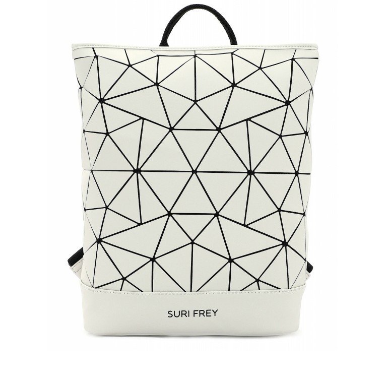 Rucksack Jessy-Lu 18041 White Gloss, Farbe: weiß, Marke: Suri Frey, EAN: 4056185137440, Abmessungen in cm: 28.5x38.5x10, Bild 1 von 6