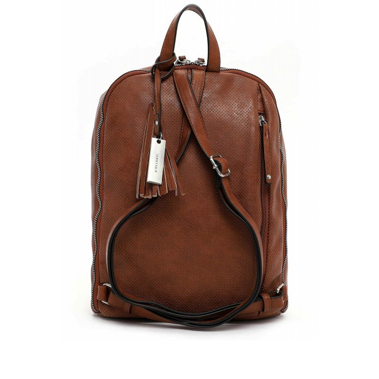 Rucksack Franzy 12855 Cognac, Farbe: cognac, Marke: Suri Frey, EAN: 4056185135958, Abmessungen in cm: 34x37x16, Bild 3 von 4