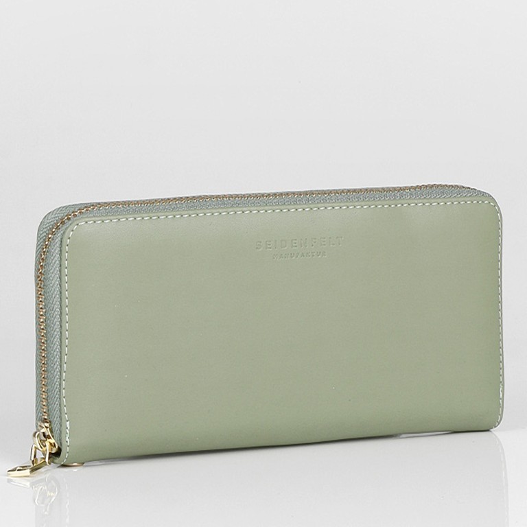 Geldbörse Smilla Matcha Green Gold, Farbe: grün/oliv, Marke: Seidenfelt, EAN: 4251634250989, Abmessungen in cm: 19x9.5x2.5, Bild 2 von 5
