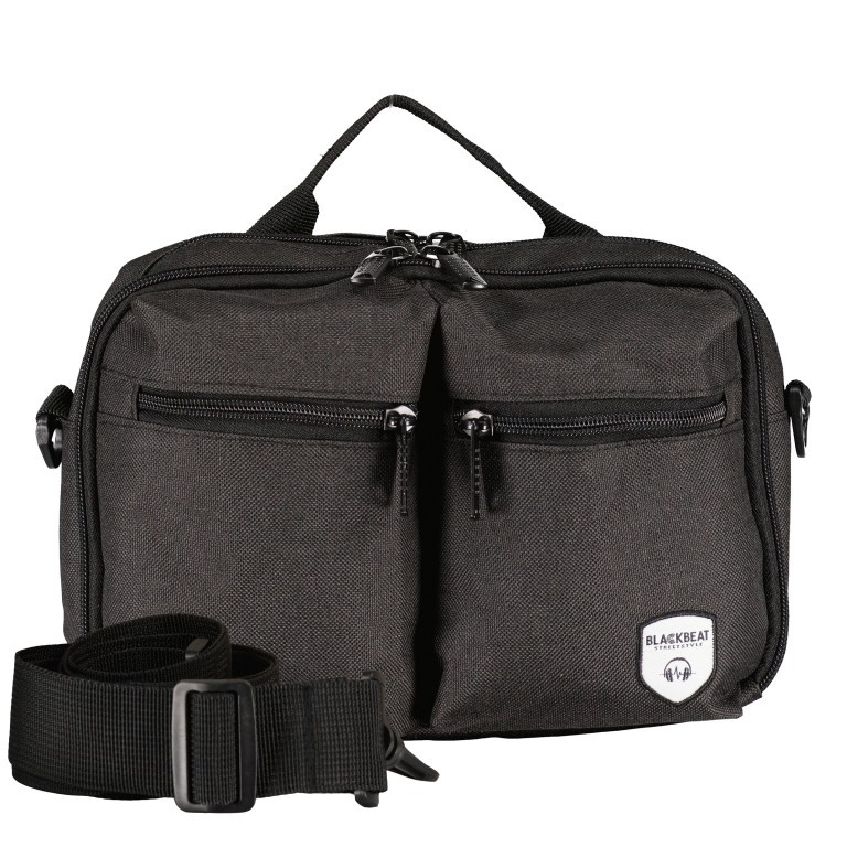 Fahrradtasche FU63-1002 für Lenkerbefestigung Black, Farbe: schwarz, Marke: Blackbeat, EAN: 8720088706695, Abmessungen in cm: 24x16x9, Bild 1 von 13