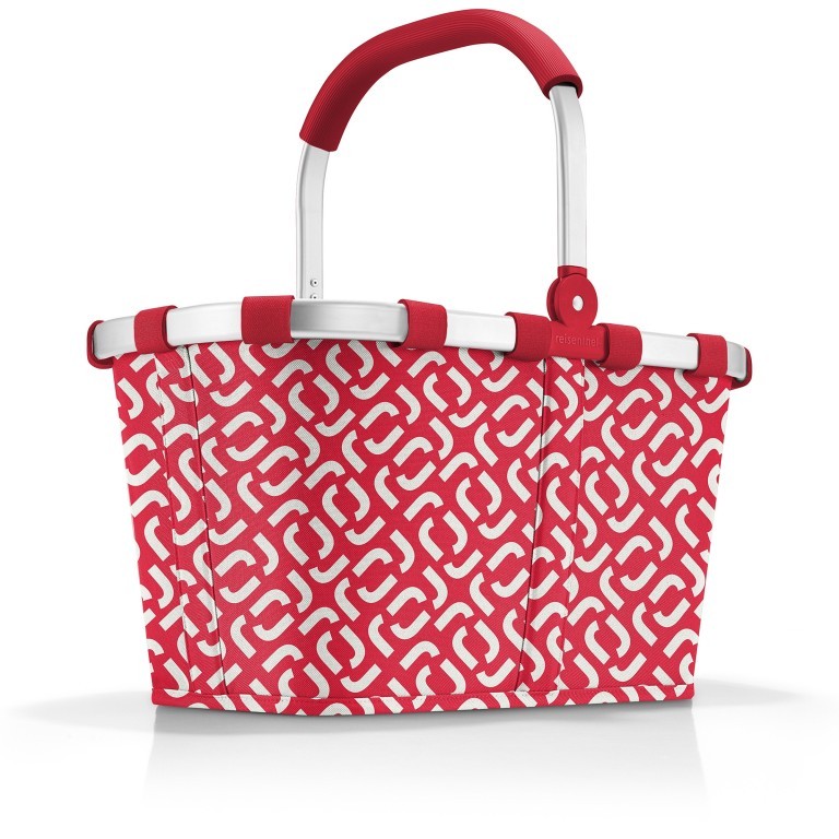 Einkaufskorb Carrybag Signature Red, Farbe: rot/weinrot, Marke: Reisenthel, EAN: 4012013721649, Abmessungen in cm: 48x29x28, Bild 1 von 5