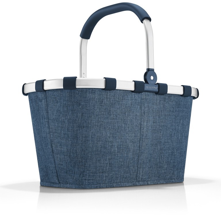 Einkaufskorb Carrybag Twist Blue, Farbe: blau/petrol, Marke: Reisenthel, EAN: 4012013720543, Abmessungen in cm: 48x29x28, Bild 1 von 5