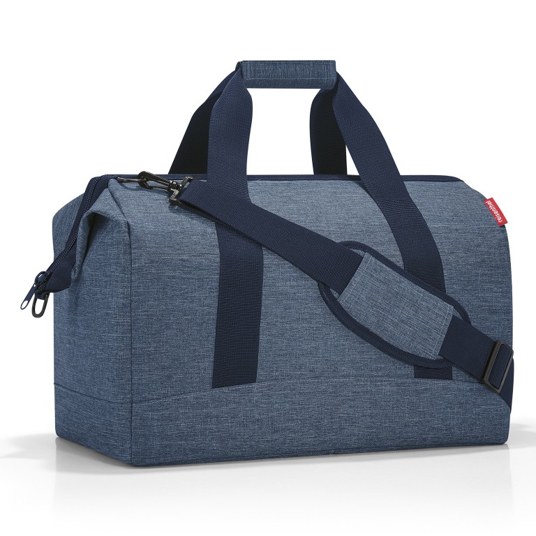 Reisetasche Allrounder L Twist Blue, Farbe: blau/petrol, Marke: Reisenthel, EAN: 4012013720512, Abmessungen in cm: 48x39.5x29, Bild 1 von 2