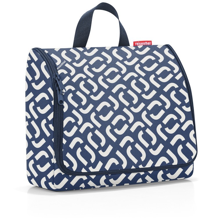 Kulturbeutel Toiletbag XL zum Aufhängen Signature Navy, Farbe: blau/petrol, Marke: Reisenthel, EAN: 4012013721335, Abmessungen in cm: 28x25x10, Bild 1 von 3