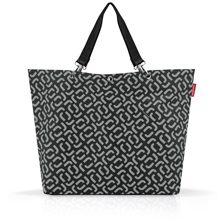 Shopper XL Signature Black, Farbe: schwarz, Marke: Reisenthel, EAN: 4012013721076, Abmessungen in cm: 68x45.5x20, Bild 1 von 3