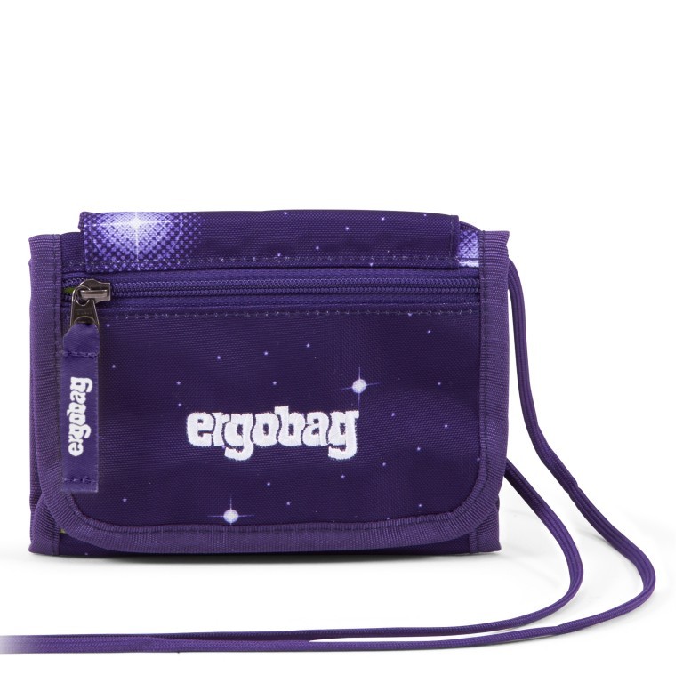 Brustbeutel Glow Edition Bärgasus, Farbe: flieder/lila, Marke: Ergobag, EAN: 4057081079650, Abmessungen in cm: 14x10x1, Bild 1 von 2