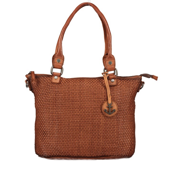 Shopper Soft-Weaving Soraya SW.10500 Charming Cognac, Farbe: cognac, Marke: Harbour 2nd, EAN: 4046478051775, Abmessungen in cm: 33.5x26x12.5, Bild 1 von 10