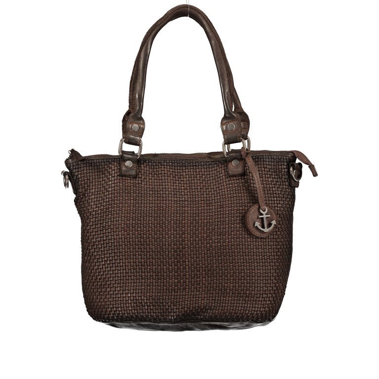 Shopper Soft-Weaving Soraya SW.10500 Chocolate Brown, Farbe: braun, Marke: Harbour 2nd, EAN: 4046478051782, Abmessungen in cm: 33.5x26x12.5, Bild 1 von 10