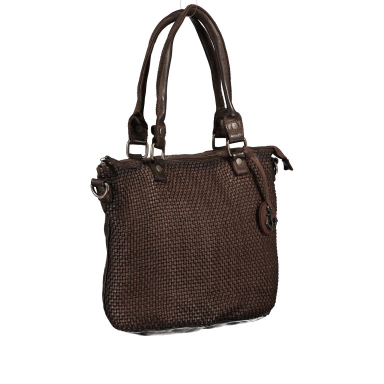 Shopper Soft-Weaving Soraya SW.10500 Chocolate Brown, Farbe: braun, Marke: Harbour 2nd, EAN: 4046478051782, Abmessungen in cm: 33.5x26x12.5, Bild 2 von 10