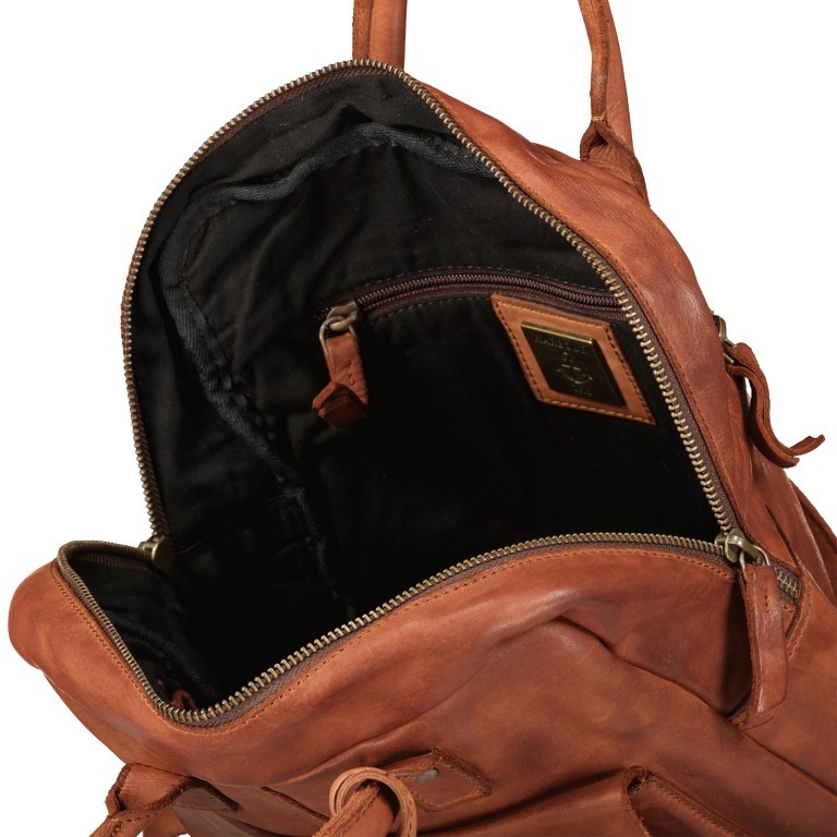 Rucksack Cool-Casual Oasis CC.10475 Charming Cognac, Farbe: cognac, Marke: Harbour 2nd, EAN: 4046478051416, Abmessungen in cm: 22x28x9, Bild 7 von 8