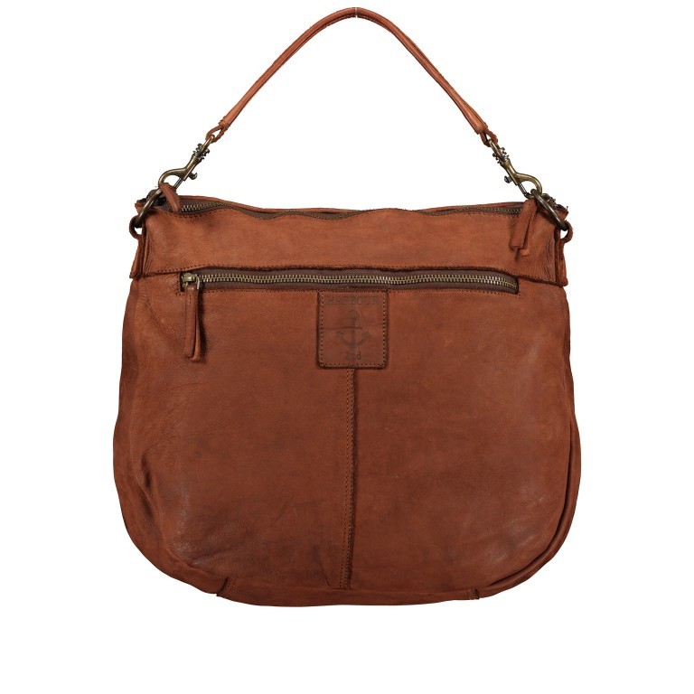 Beuteltasche New-Lines Bella NL.10531 Charming Cognac, Farbe: cognac, Marke: Harbour 2nd, EAN: 4046478054554, Abmessungen in cm: 33x29x10, Bild 3 von 9