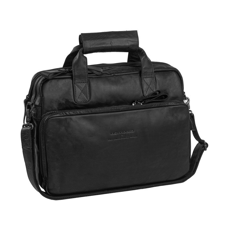 Fahrradtasche Geneva Black, Farbe: schwarz, Marke: The Chesterfield Brand, EAN: 8719241064390, Abmessungen in cm: 40x30x14, Bild 1 von 12