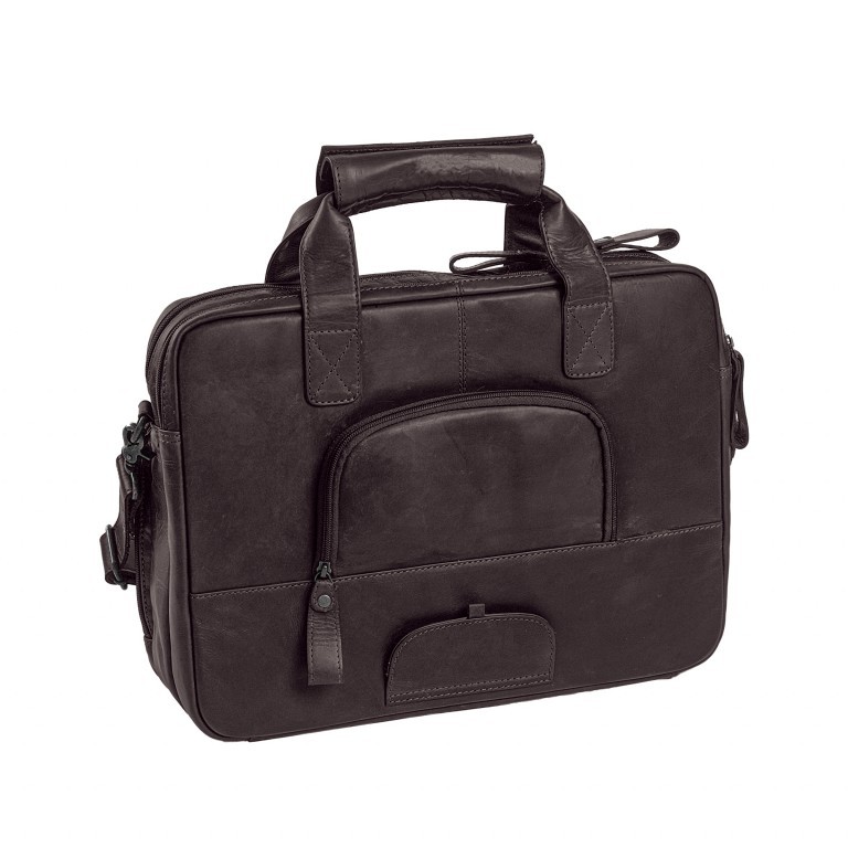 Fahrradtasche Geneva Brown, Farbe: braun, Marke: The Chesterfield Brand, EAN: 8719241064413, Abmessungen in cm: 40x30x14, Bild 2 von 12