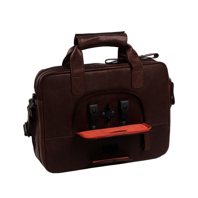 Fahrradtasche Geneva Brown, Farbe: braun, Marke: The Chesterfield Brand, EAN: 8719241064413, Abmessungen in cm: 40x30x14, Bild 10 von 12