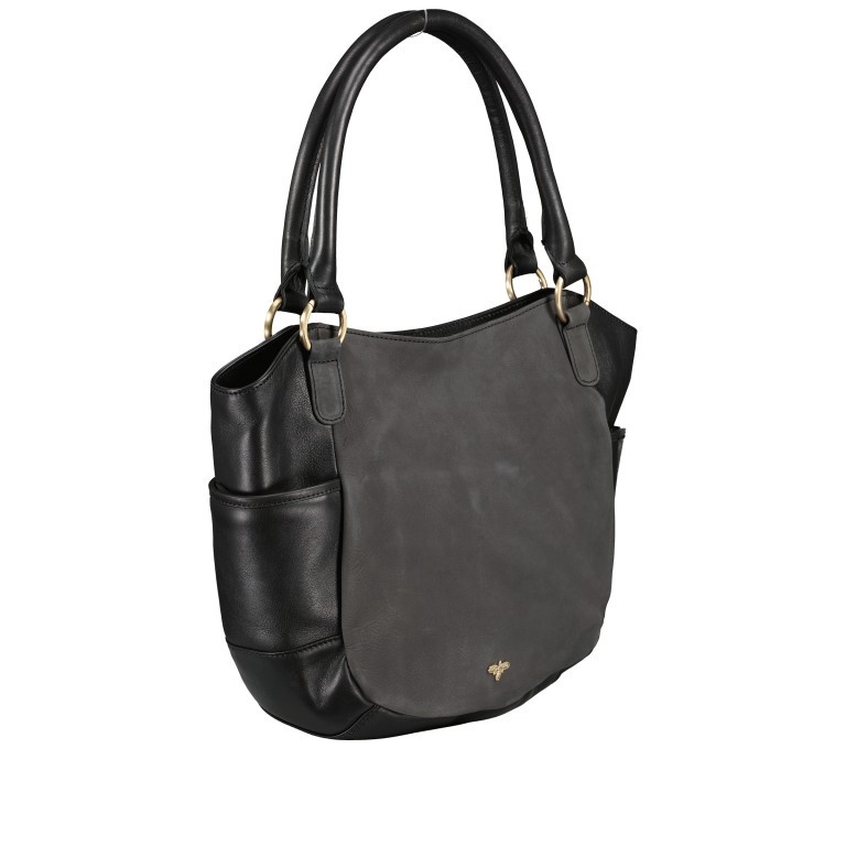 Handtasche Reva Black, Farbe: schwarz, Marke: Bee Blu, EAN: 4046478052949, Bild 2 von 8