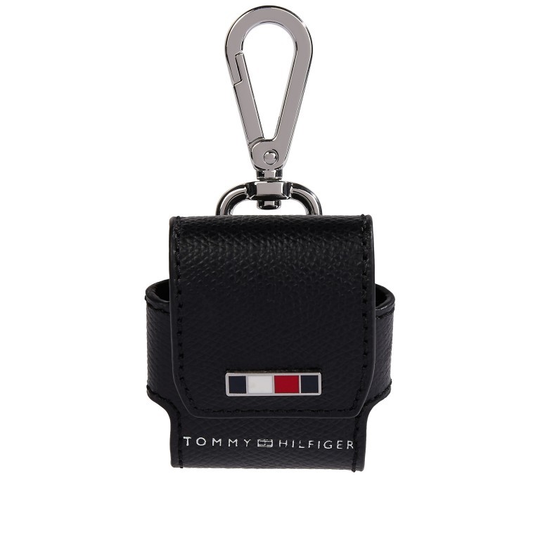 Tasche Business Earphone Case Black, Farbe: schwarz, Marke: Tommy Hilfiger, EAN: 8720114662926, Abmessungen in cm: 6.5x7x2, Bild 1 von 2