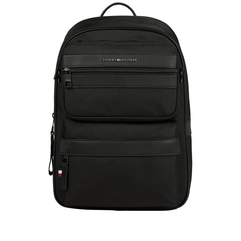 Rucksack Elevated 3 in 1 Backpack Black, Farbe: schwarz, Marke: Tommy Hilfiger, EAN: 8720114629981, Abmessungen in cm: 30x44.5x14.5, Bild 1 von 2