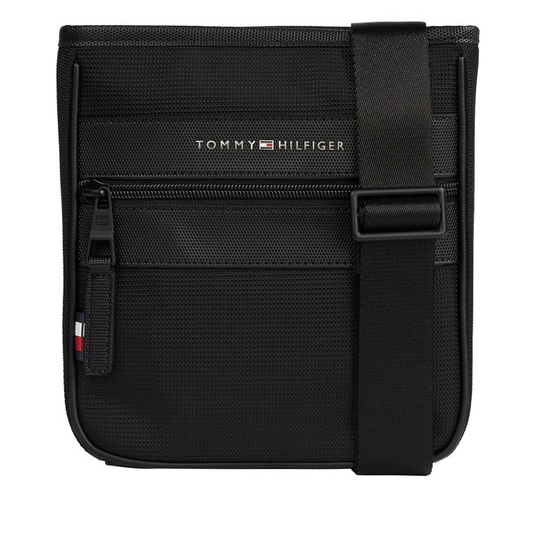 Umhängetasche Elevated Mini Crossover Black, Farbe: schwarz, Marke: Tommy Hilfiger, EAN: 8720114628694, Abmessungen in cm: 19.5x22x4.5, Bild 1 von 1