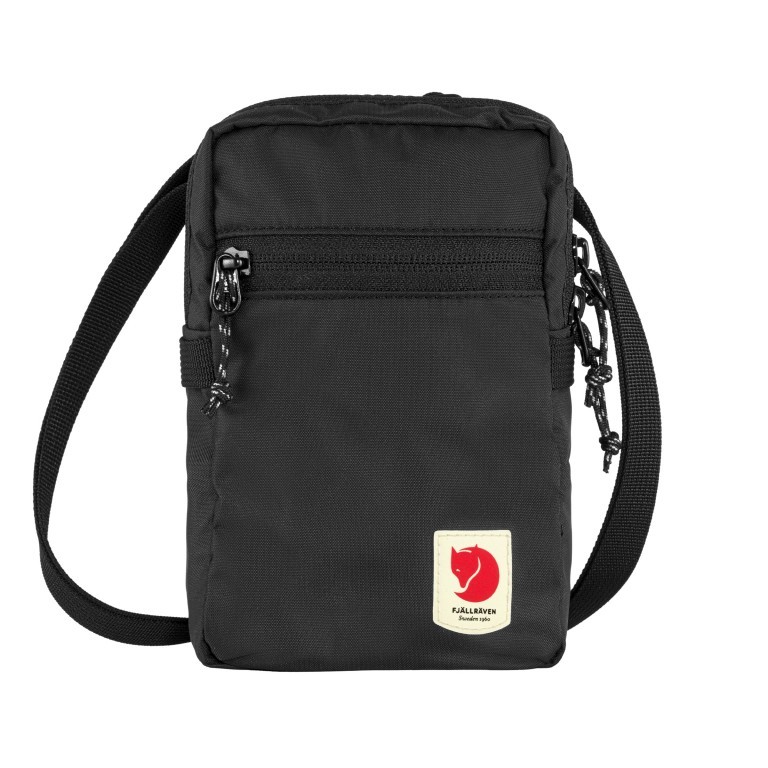 Umhängetasche / Gürteltasche High Coast Pocket Black, Farbe: schwarz, Marke: Fjällräven, EAN: 7323450680084, Abmessungen in cm: 11x17x4, Bild 1 von 12