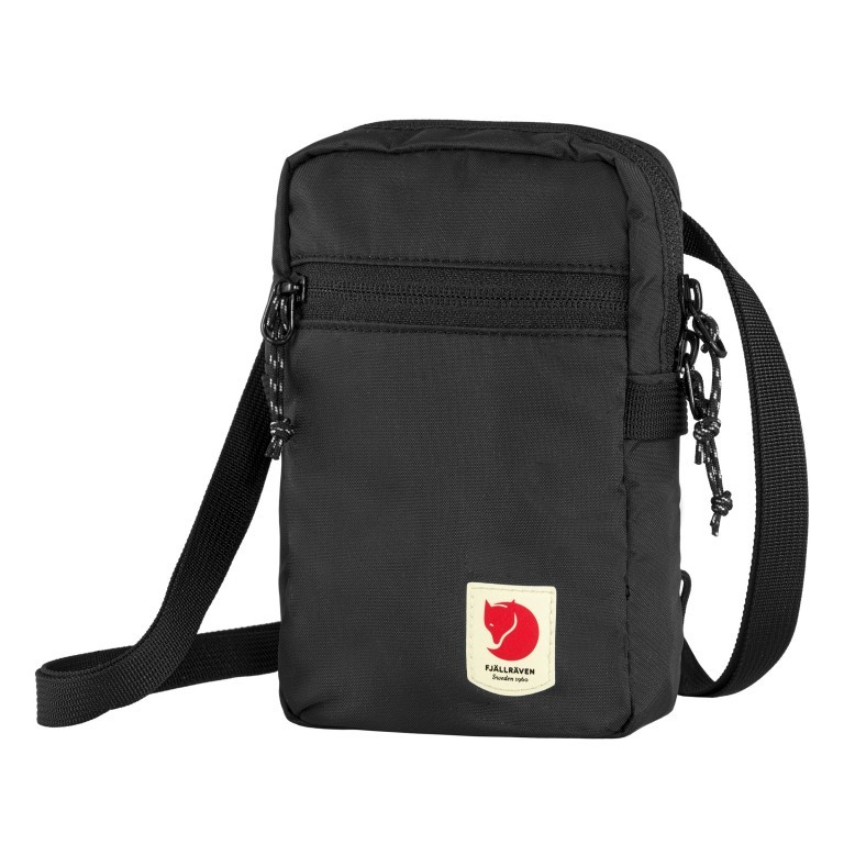 Umhängetasche / Gürteltasche High Coast Pocket Black, Farbe: schwarz, Marke: Fjällräven, EAN: 7323450680084, Abmessungen in cm: 11x17x4, Bild 2 von 12