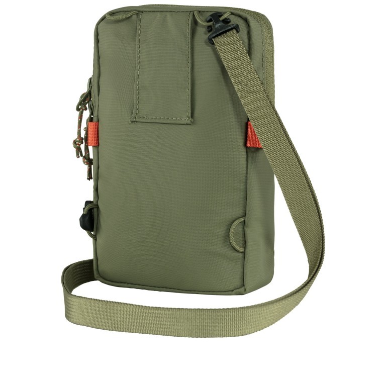 Umhängetasche / Gürteltasche High Coast Pocket Green, Farbe: taupe/khaki, Marke: Fjällräven, EAN: 7323450680107, Abmessungen in cm: 11x17x4, Bild 3 von 12