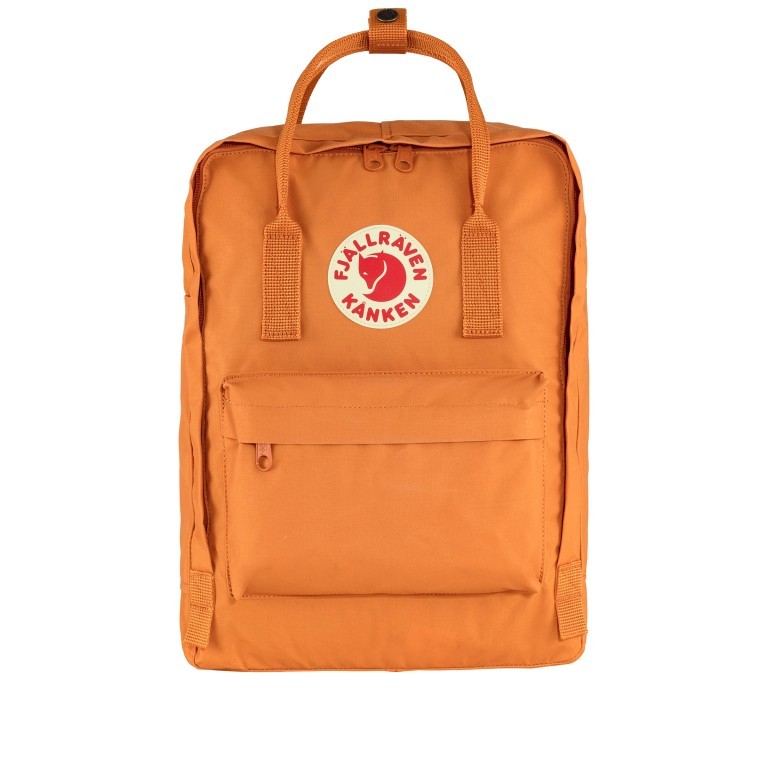 Rucksack Kånken Spicy Orange, Farbe: orange, Marke: Fjällräven, EAN: 7323450689780, Abmessungen in cm: 27x38x13, Bild 1 von 15