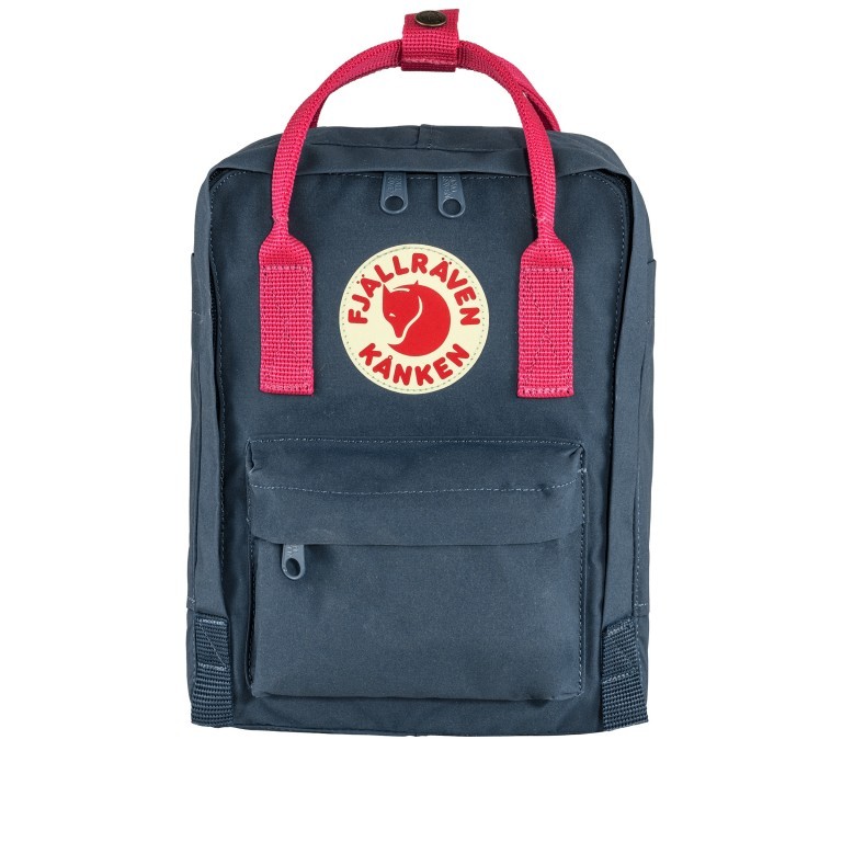 Rucksack Kånken Mini Royal Blue Flamingo Pink, Farbe: blau/petrol, Marke: Fjällräven, EAN: 7323450689889, Abmessungen in cm: 20x29x13, Bild 1 von 15